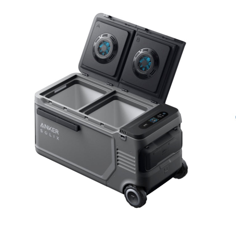 Anker SOLIX EverFrost 2 Electric Cooler 58L  (61qt) dual zone with 1* 288Wh Battery