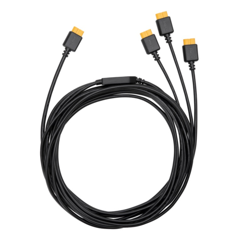 Anker SOLIX XT60 3-Port Solar Charging Cable (25cm)